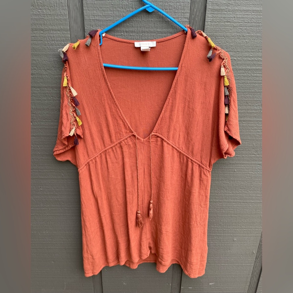 Boho Fringe Top